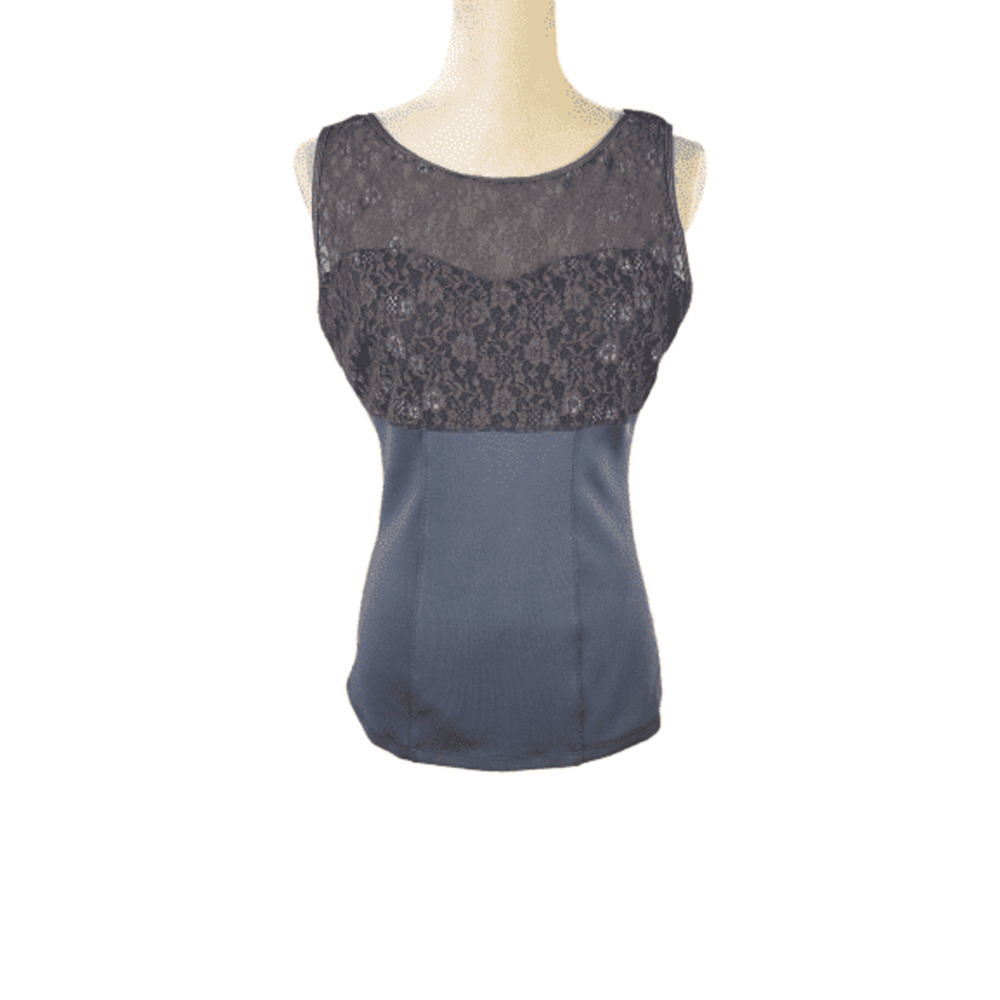 Slim fabulous women's gray tank top size L